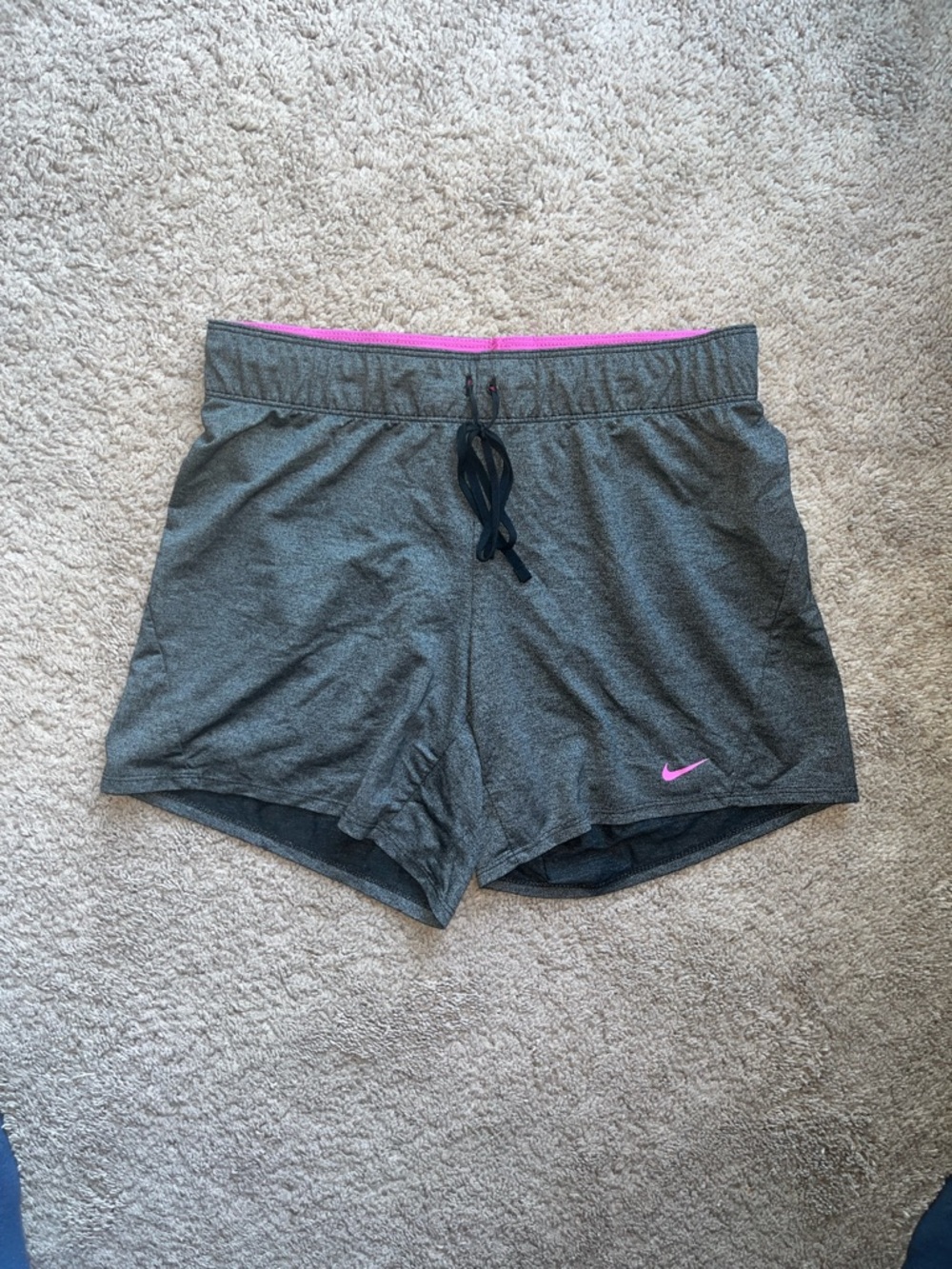 Nike Women's Charcoal Athletic Shorts